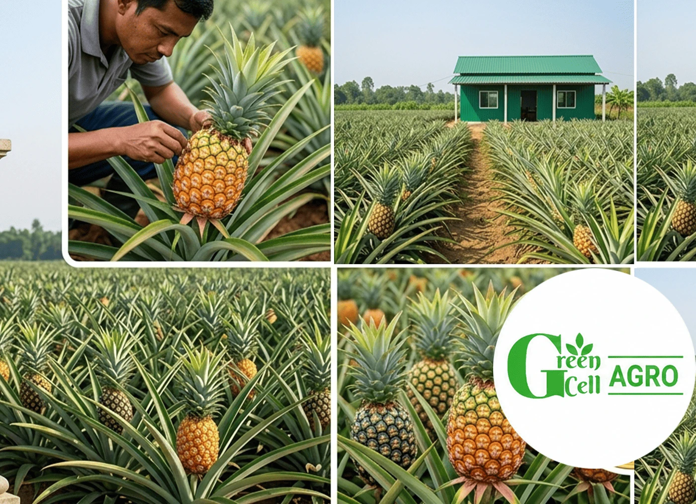 গ্রীনসেল এগ্রো - আনারস বাগান