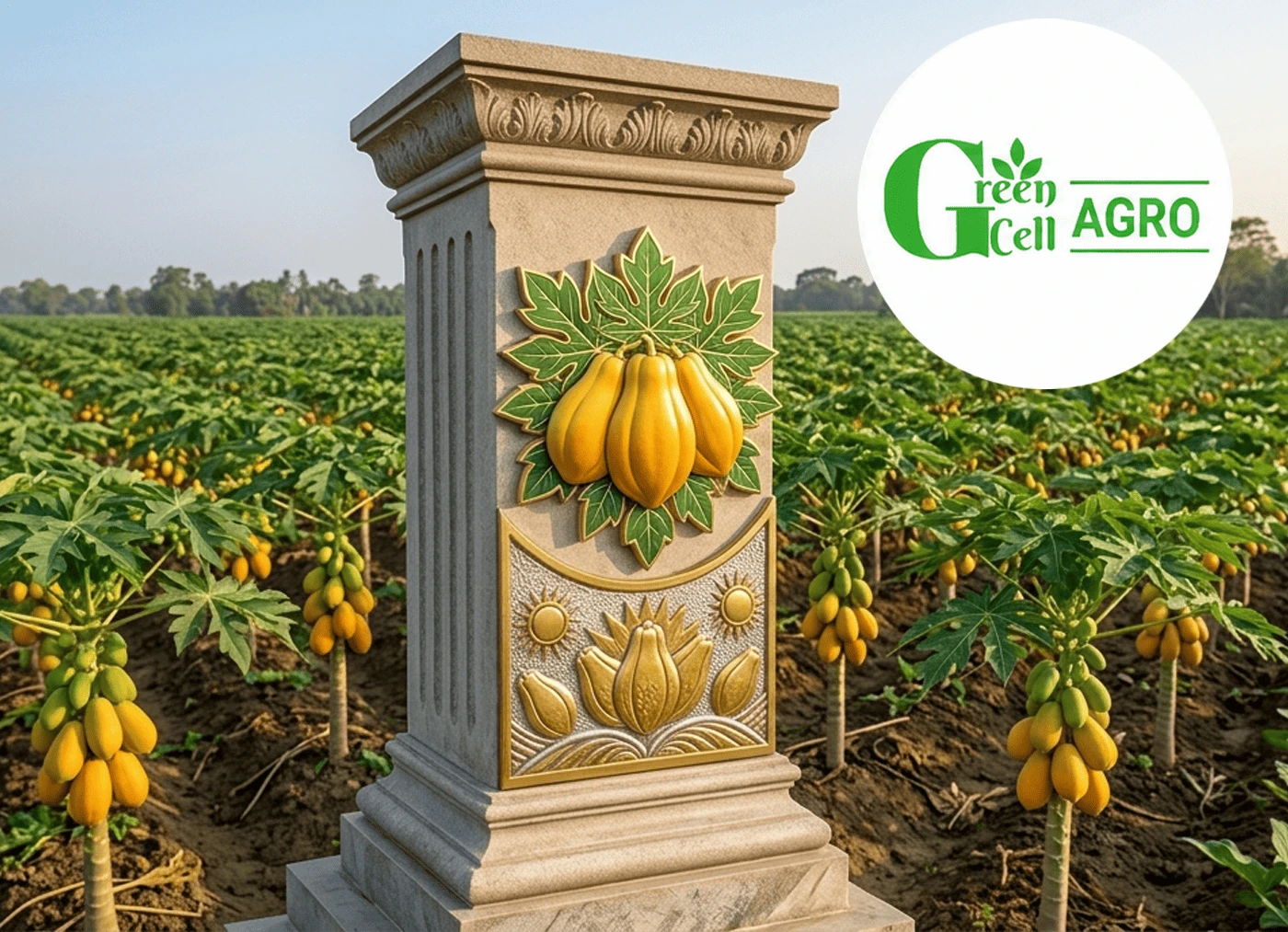 গ্রীনসেল এগ্রো - পেঁপে বাগান